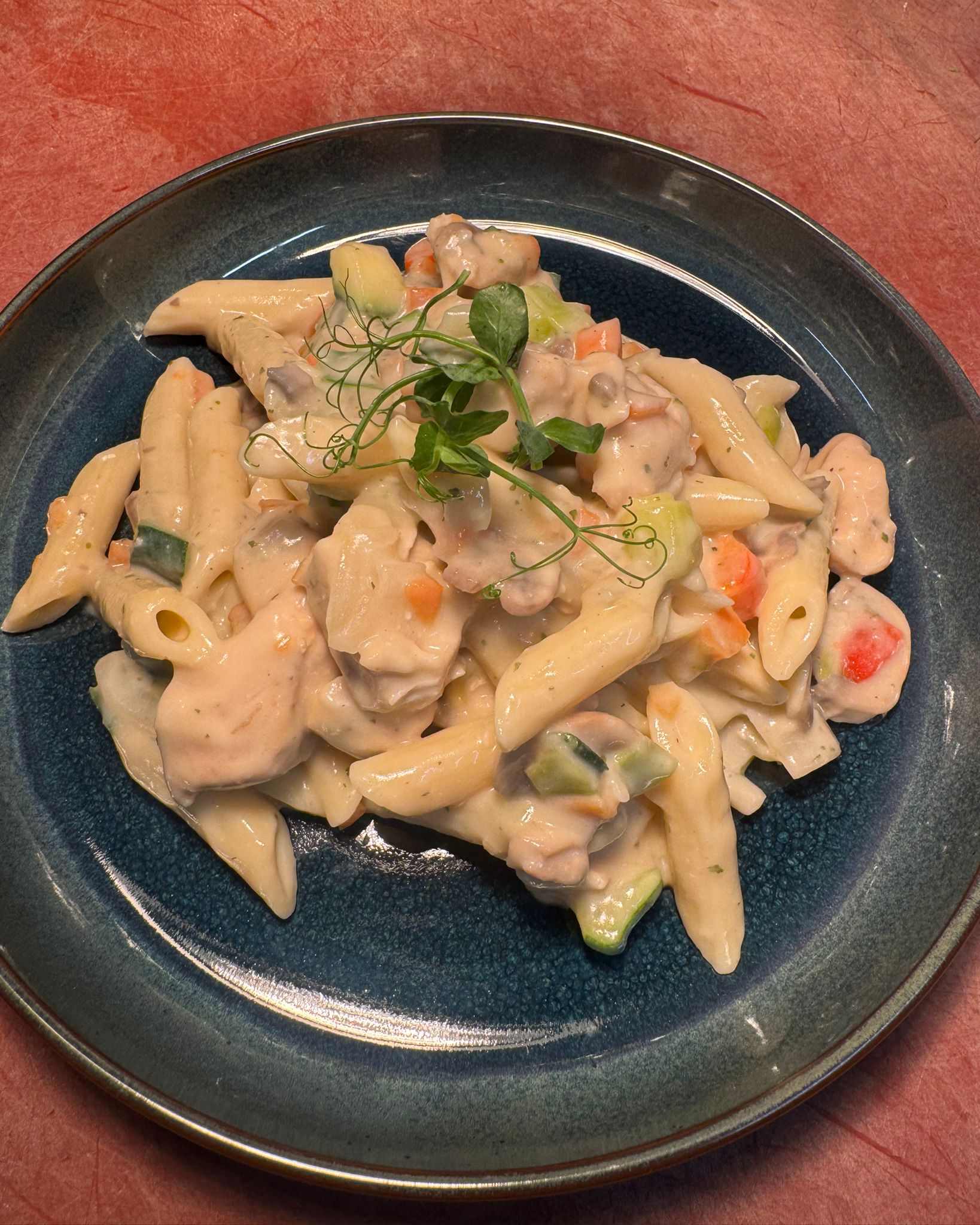 Pasta met Champignonroomsaus